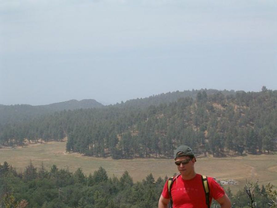 and then taking a hike in the forest 