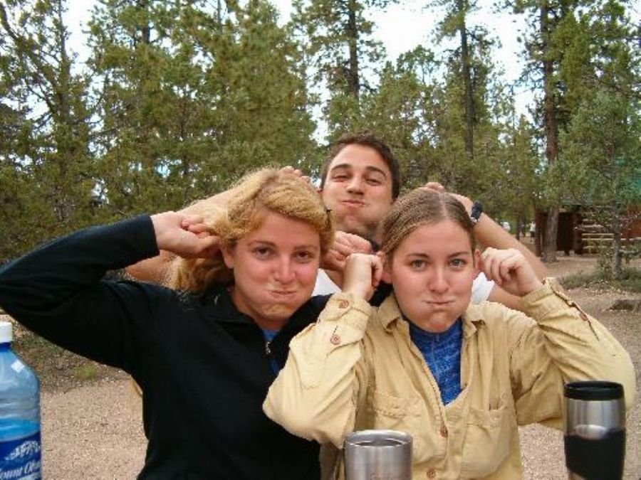 And met Anna and Louren at the night camp. you can see Erez influence...