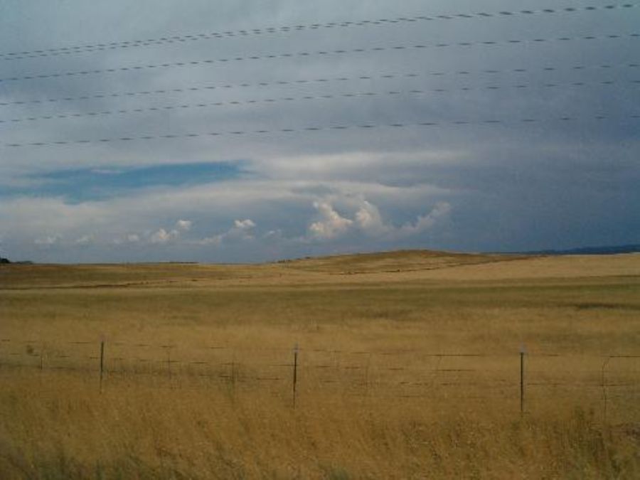View from the road to Bryce canyon. 