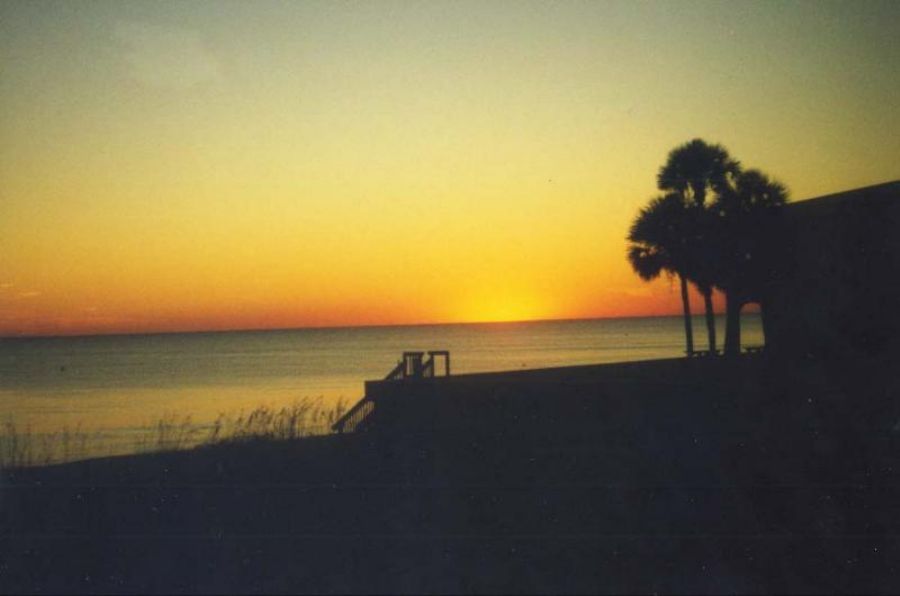 Sunset over the Gulf of Mexico