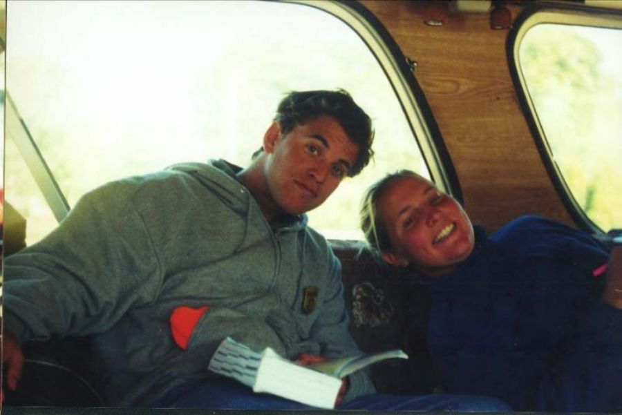 on the way to Boston