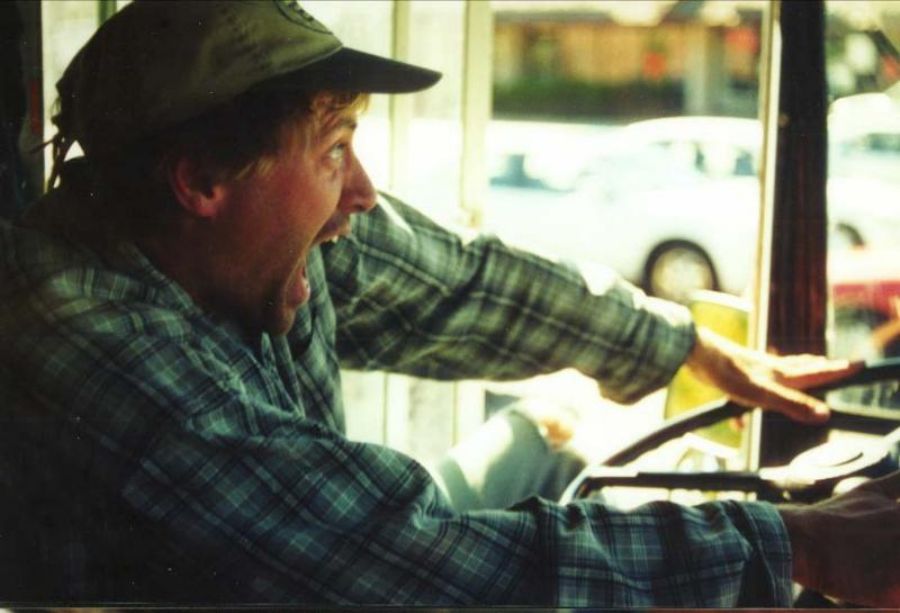 Erik (the driver) on the way to Boston