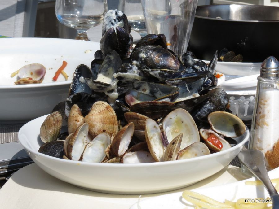 שרידי סעודת הצהרים