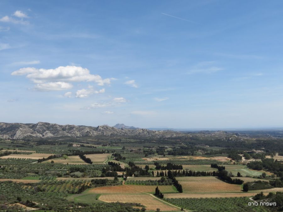 הנוף המישורי מהטירה
