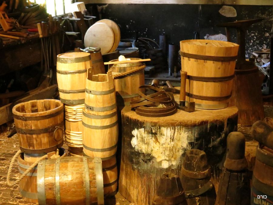 סדנאת החביתן במוזיאון הפתוח