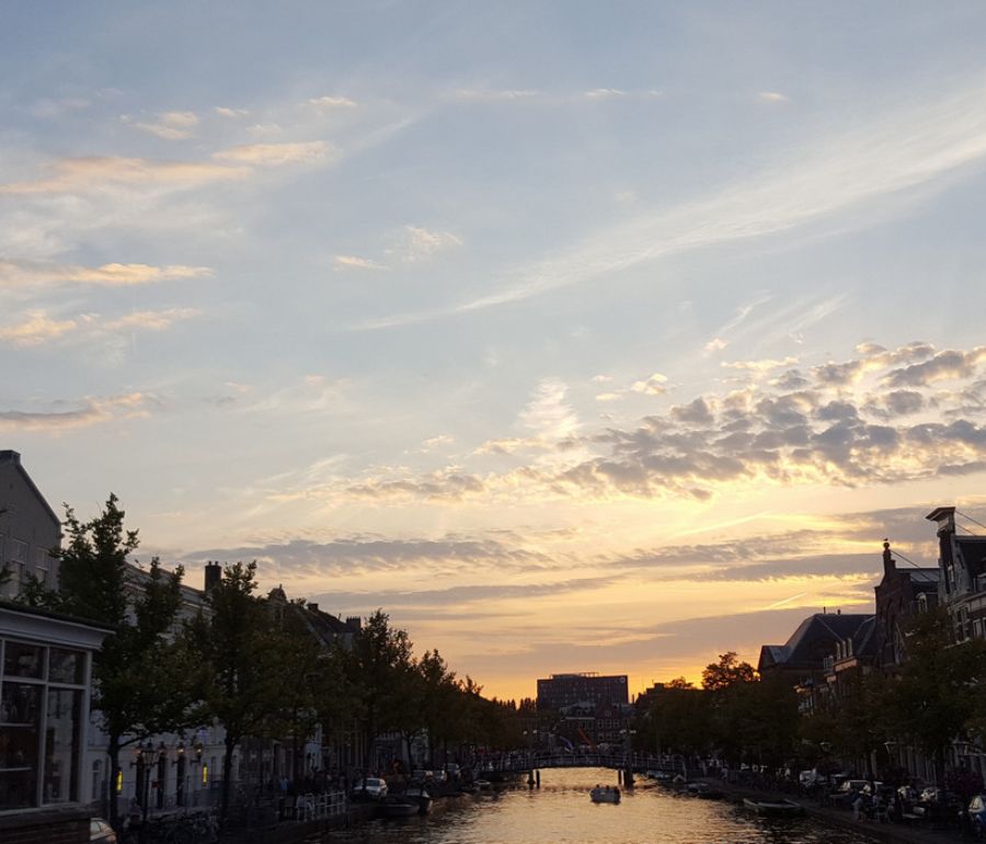 שקיעה בליידן