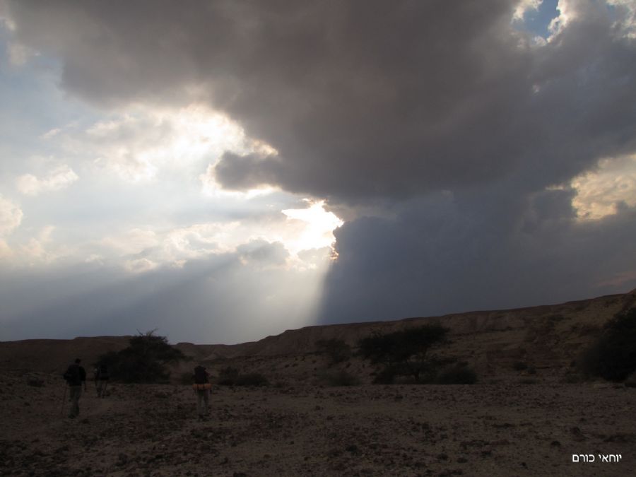 השמים מתקדרים (גשם ירד בערב)