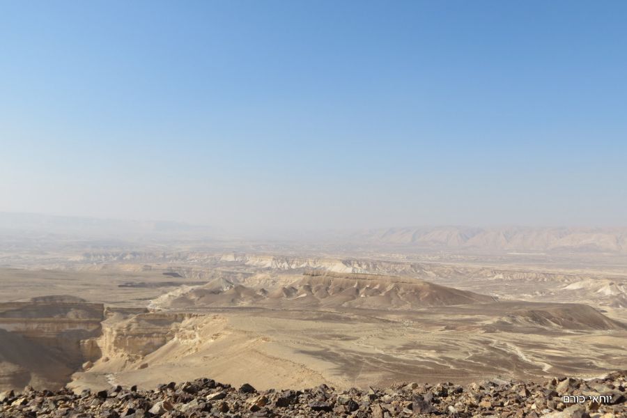 נוף לנחל צין מראש הר רכב