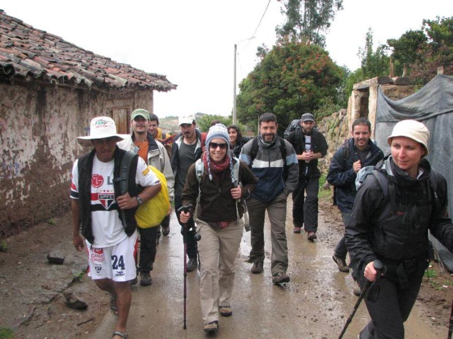Starting the Salkantay track