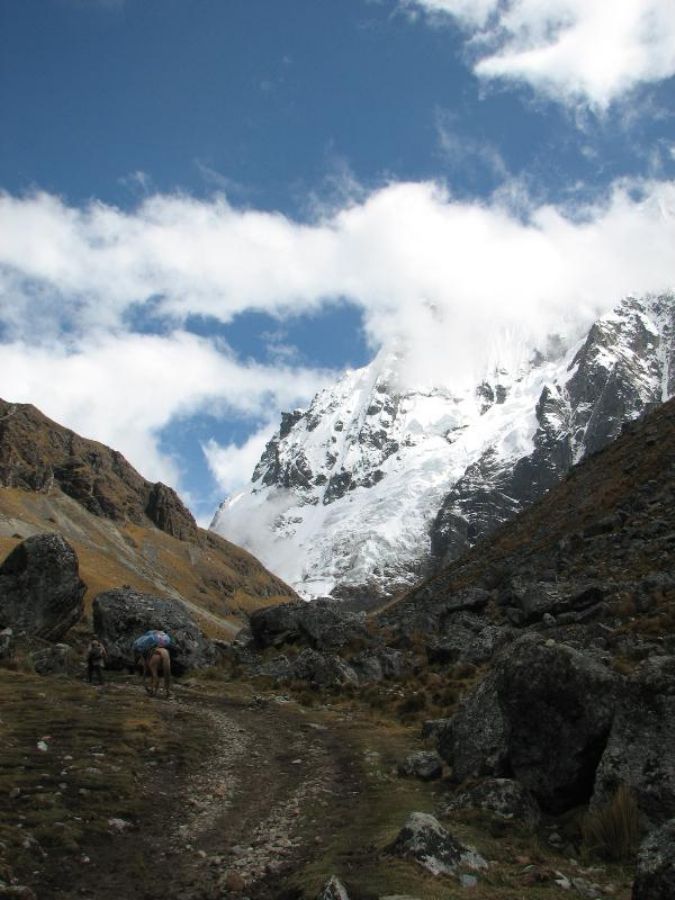 on the way up to the pass