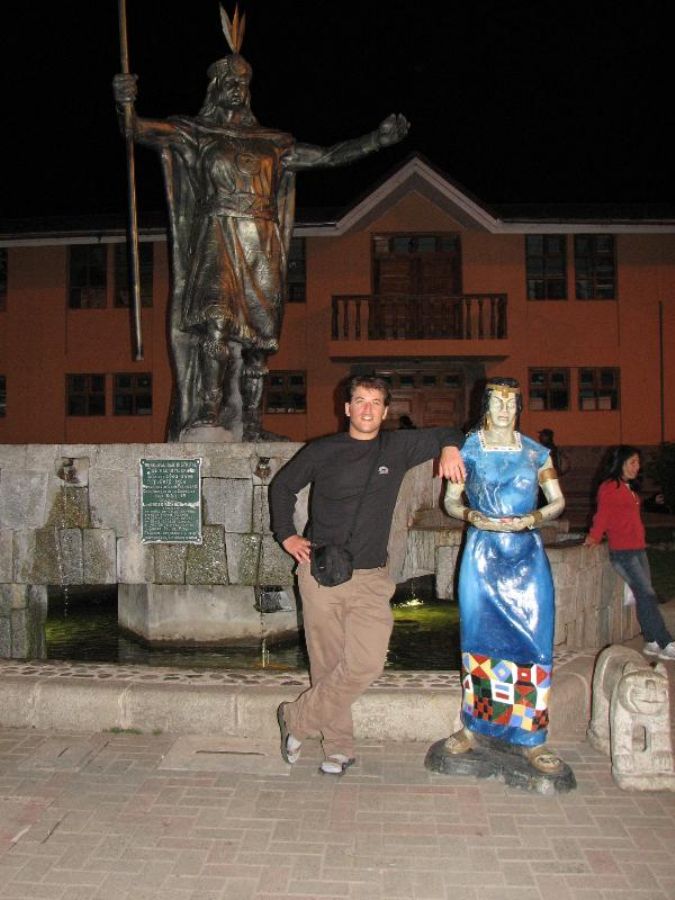 Aguas Calientes at night