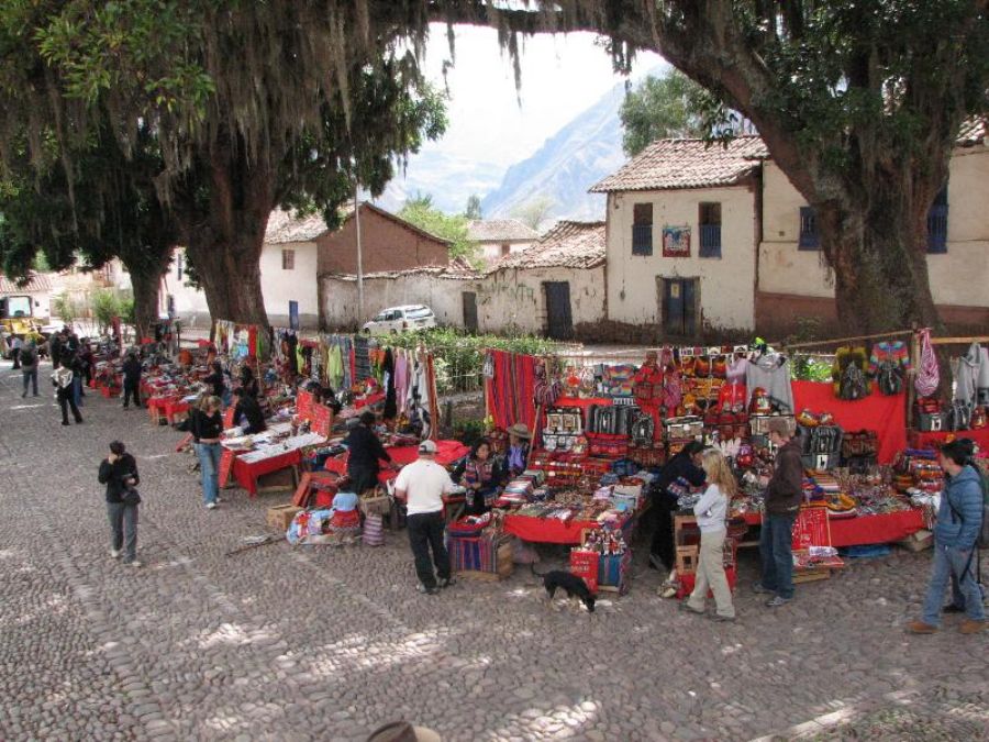 The colonial church at Andahuaylillas