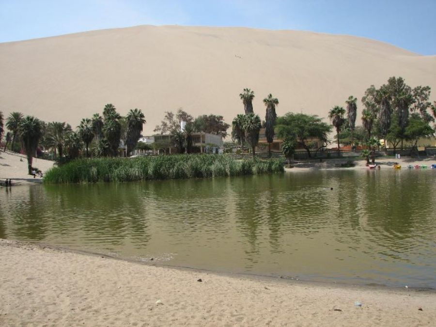 The oasis at Huacachina