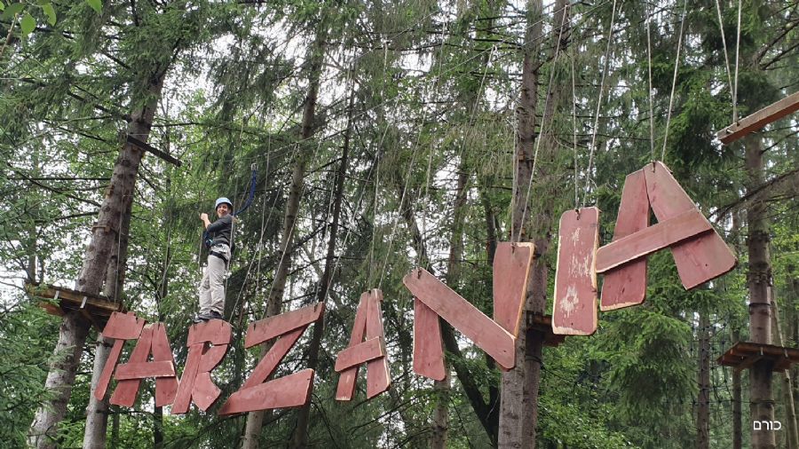 טרזאניה -פארק החבלים