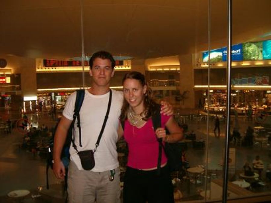 In Ben Gorion airport back home