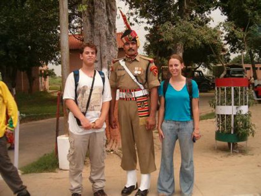 And a picture with the soldier