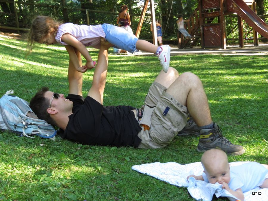 בפארק ב Chamonix למורדות ה Monte Bianco