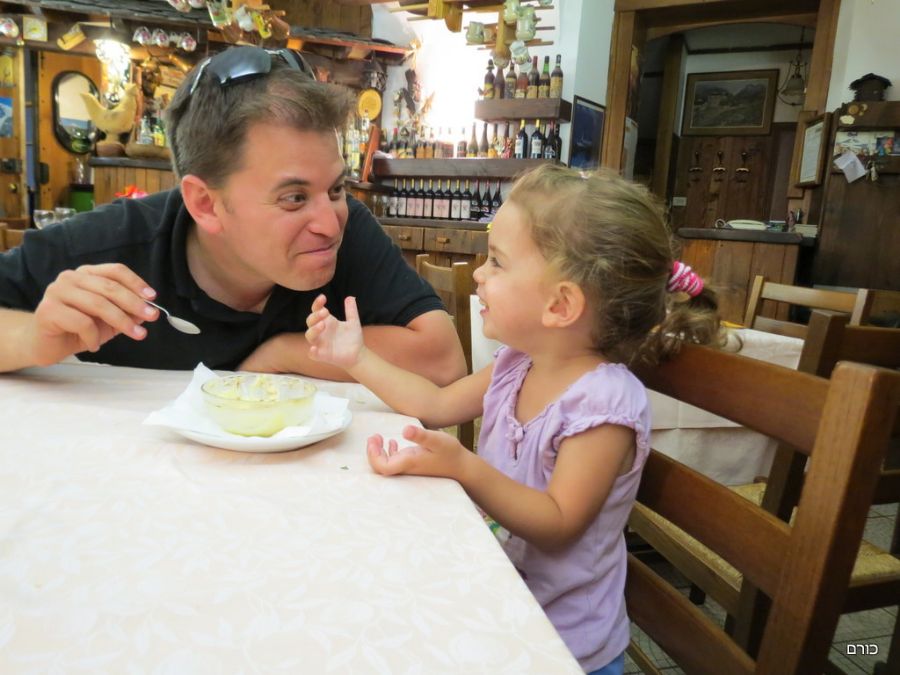 קינוח במסעדה ב Aosta