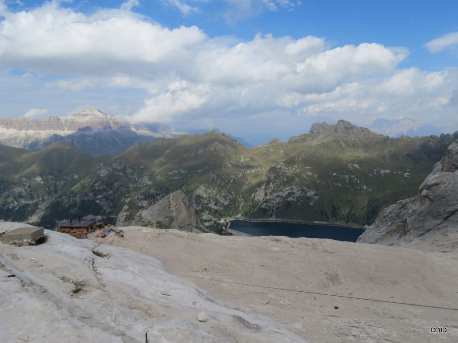 הנוף הנשקף מה Marmolada